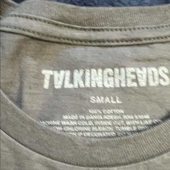 Gray Talking Heads Graphic T-Shirt (Men’s S) - Picture 2 of 3